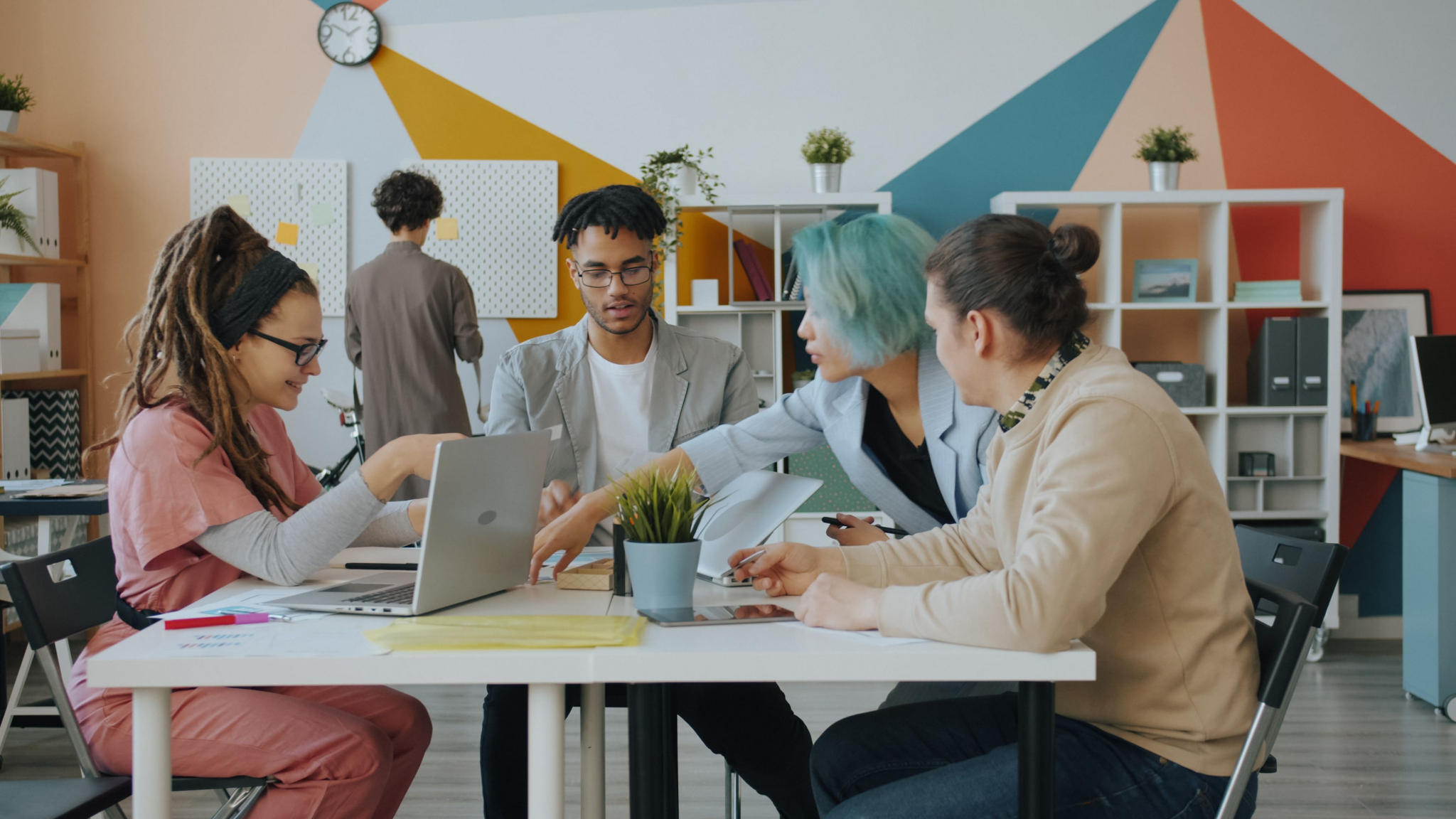People watching and connecting over online entertainment